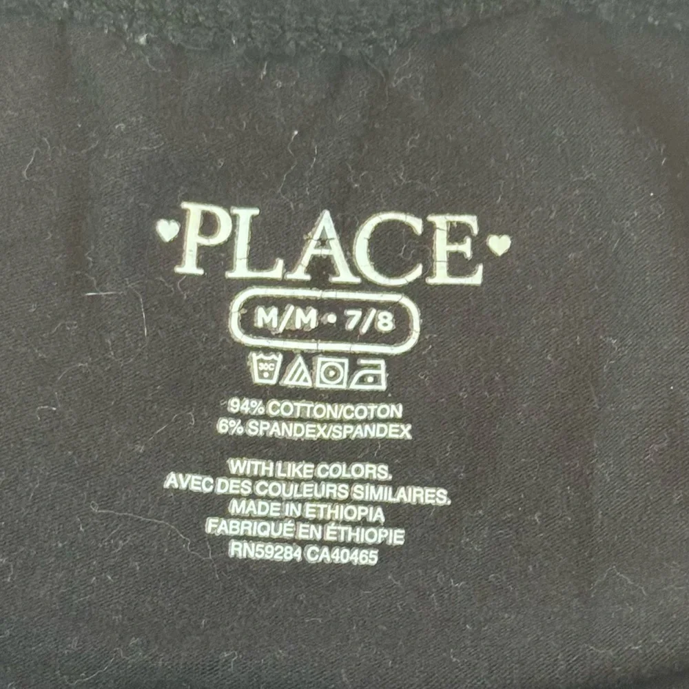 The Children’s Place Black Pull On Shorts Girls M 7/8